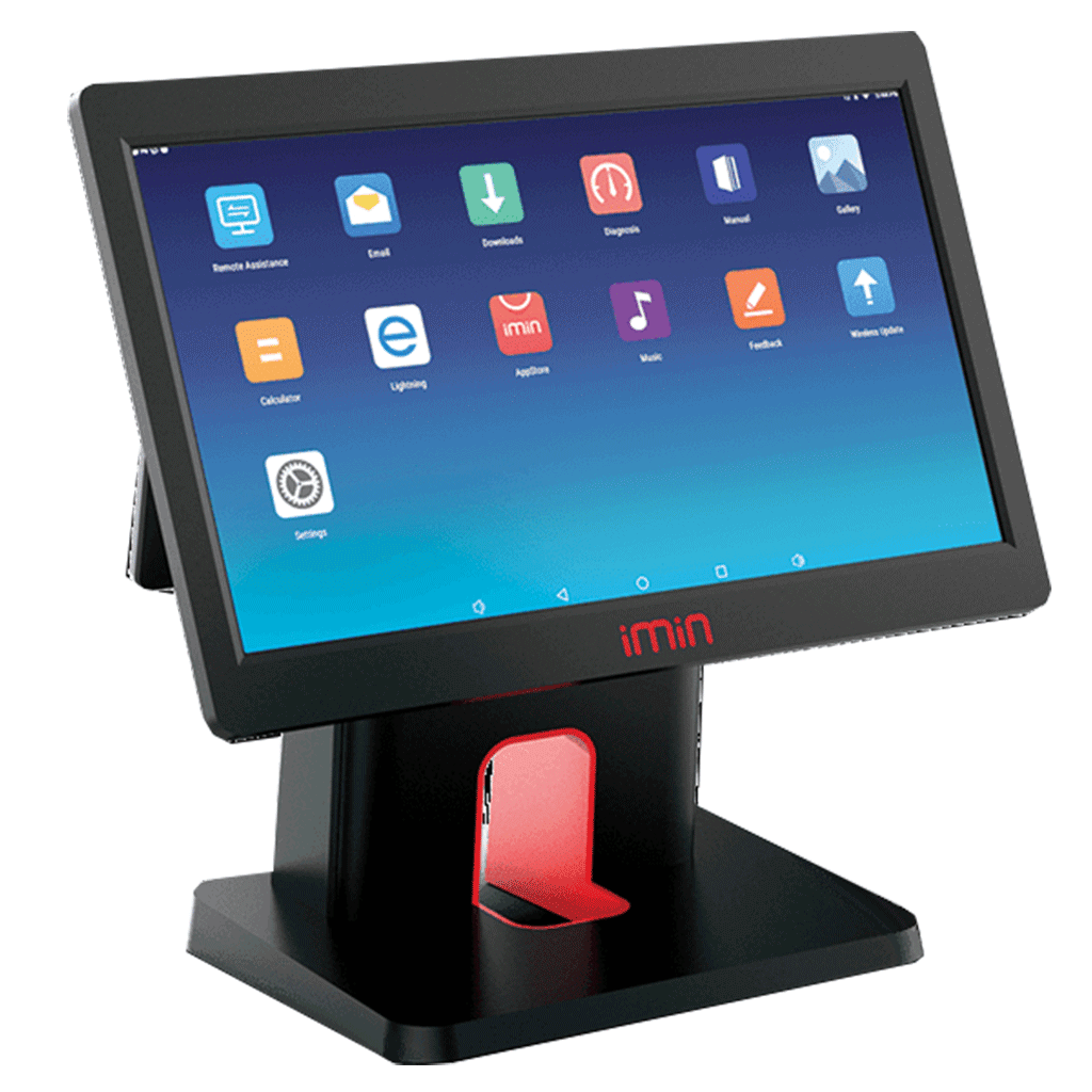 An image of our desktop POS machine with single or dual screen